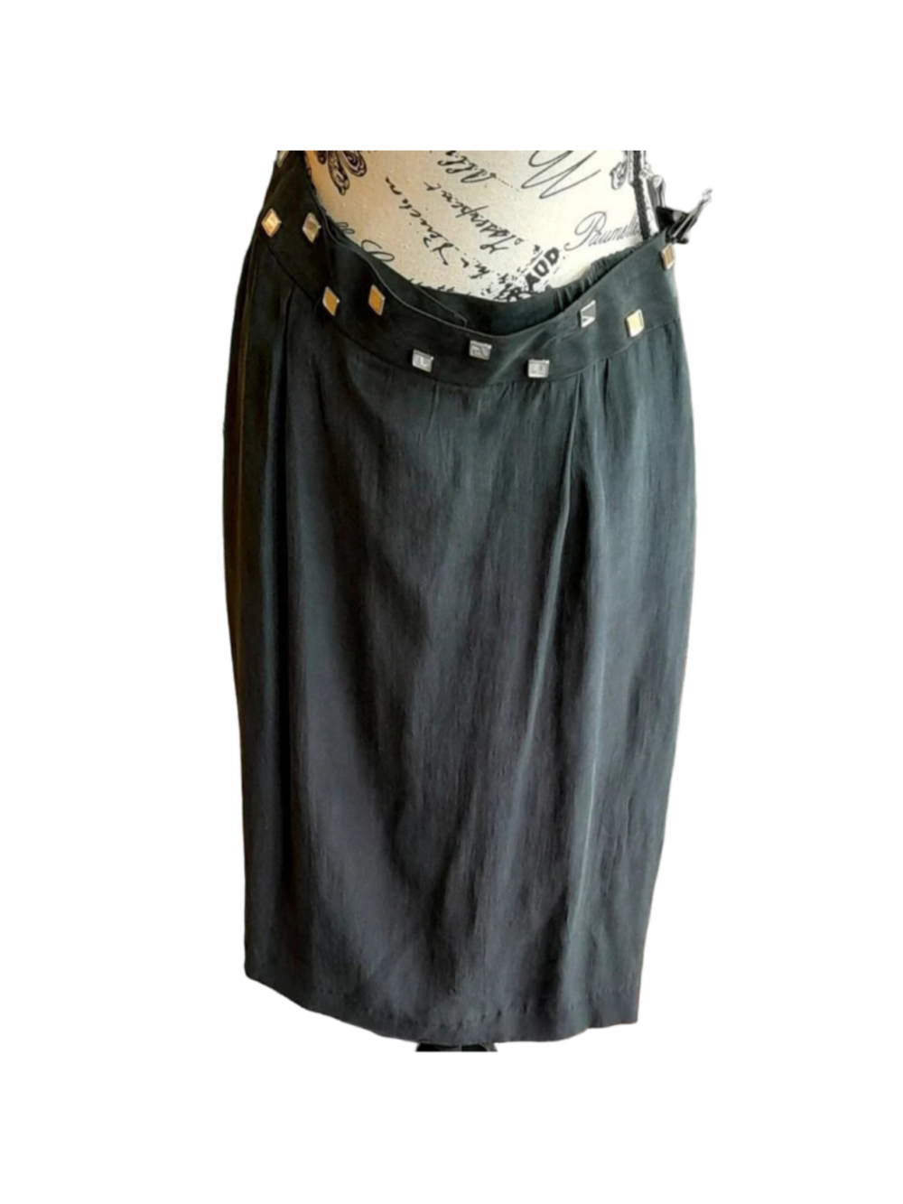 Vintage Memphis Silk Skirt